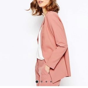 ASOS 2 piece blazer and pant ensemble. Blush❤️